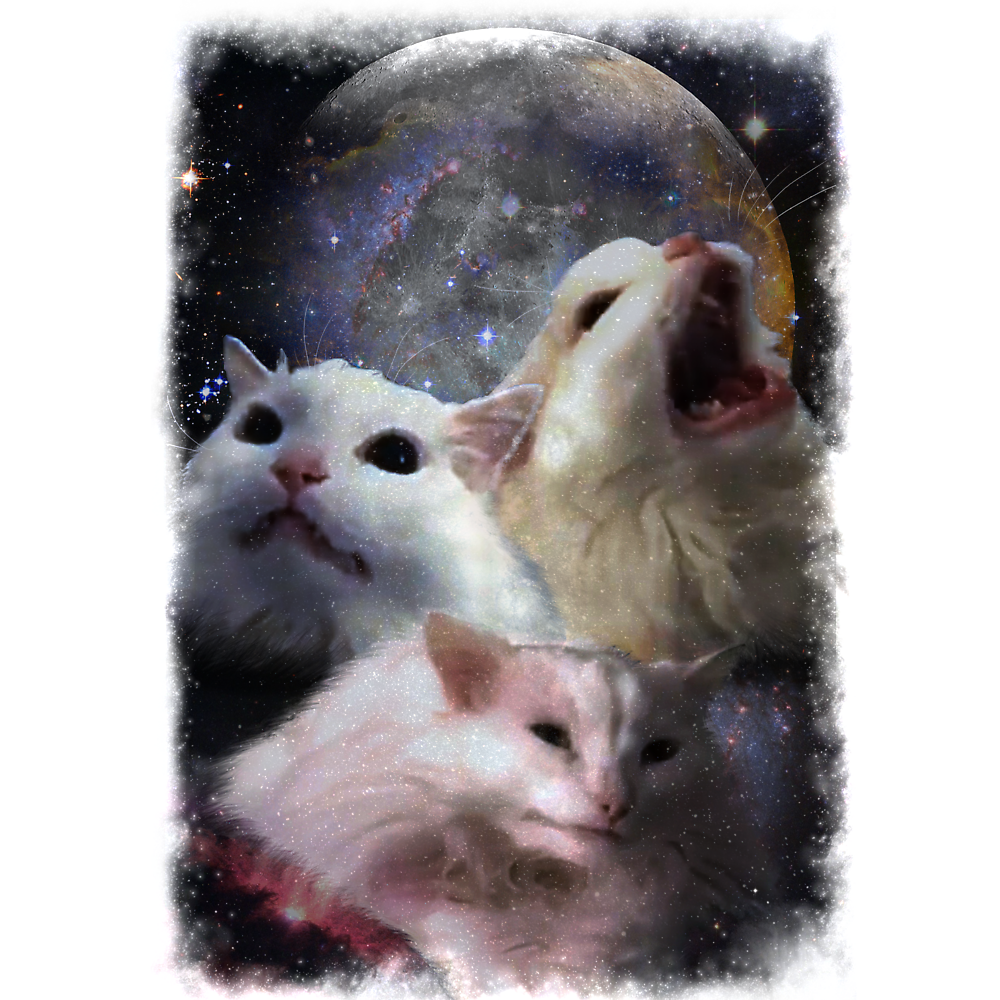 Triple Thurston Moon Cats! Classic T-Shirt - White Fox Boutique