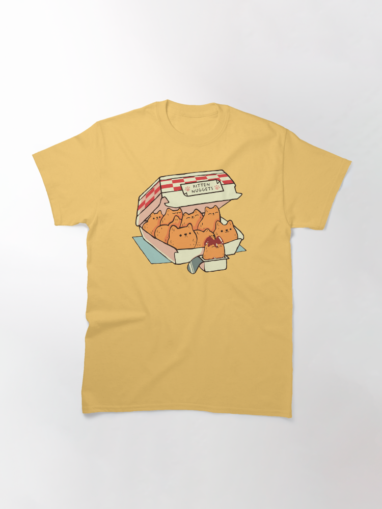 Kitten Nuggets Fast Food Cat Classic T-Shirt - White Fox Boutique