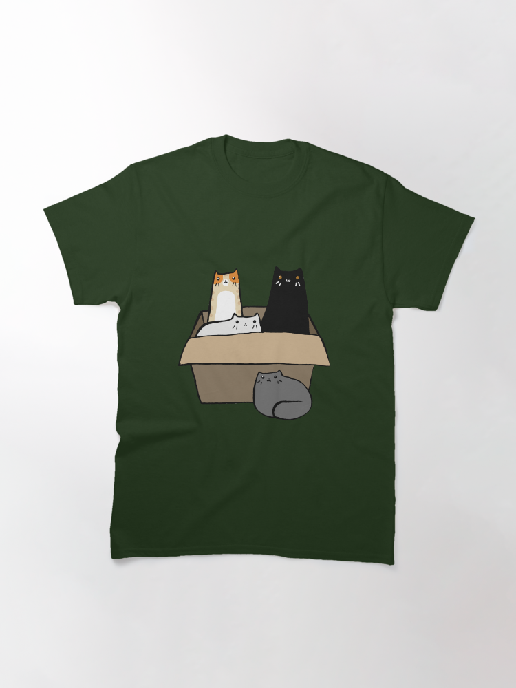 Cats in a Box Classic T-Shirt - White Fox Boutique