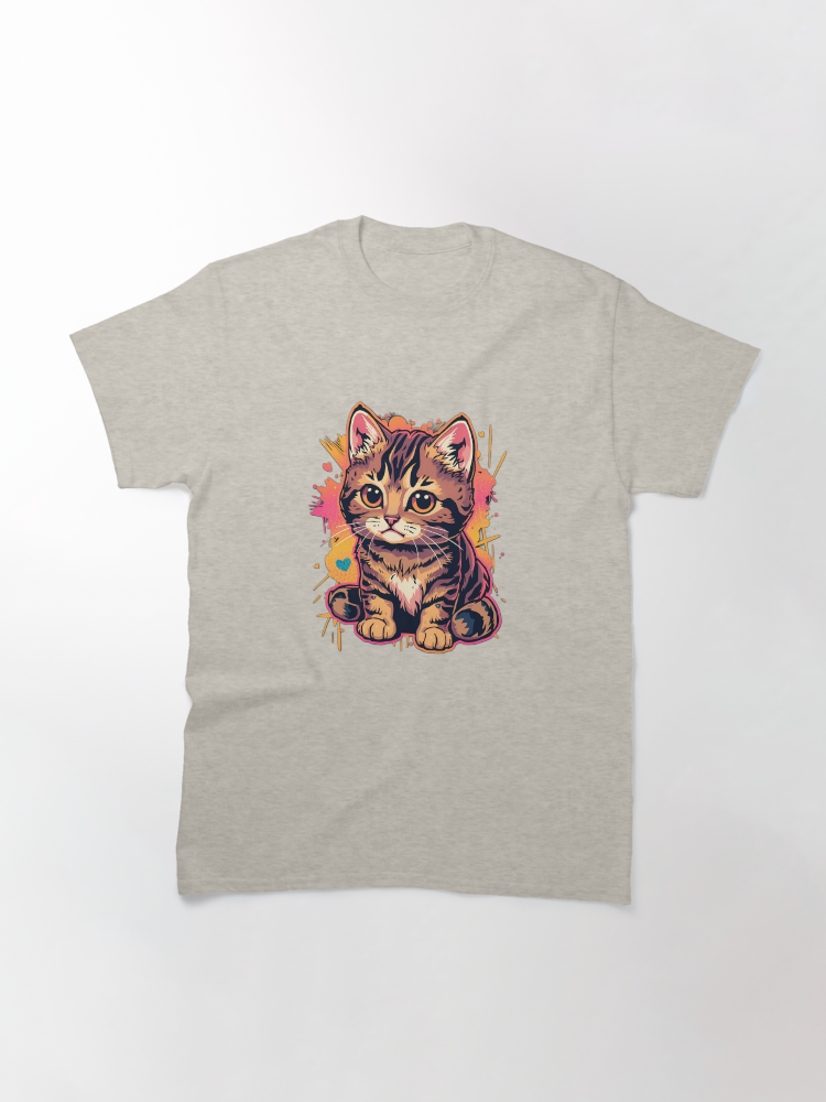 Poor cat design for cat lovers Classic T-Shirt - White Fox Boutique