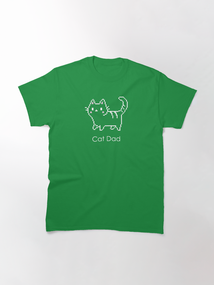 Cat dad Classic T-Shirt - White Fox Boutique