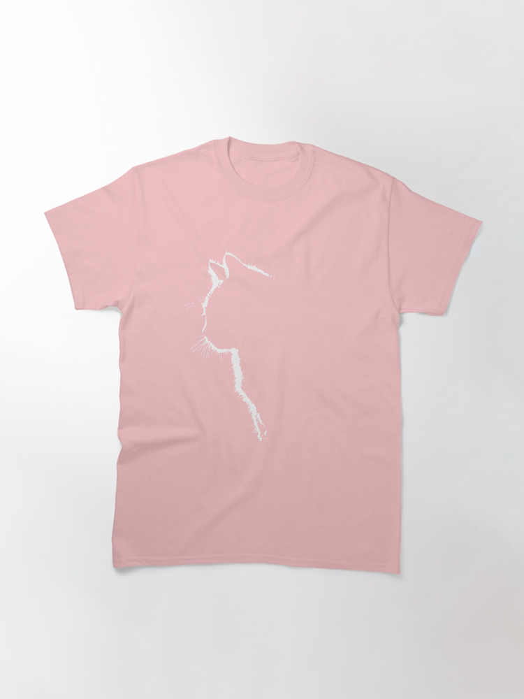 Cat silhouette Classic T-Shirt - White Fox Boutique