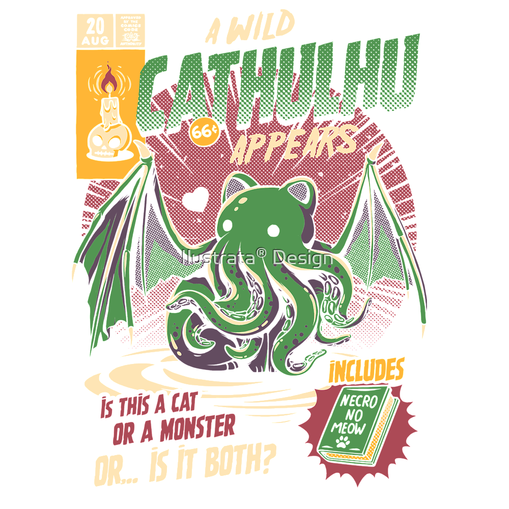 Cathulhu Classic T-Shirt - White Fox Boutique