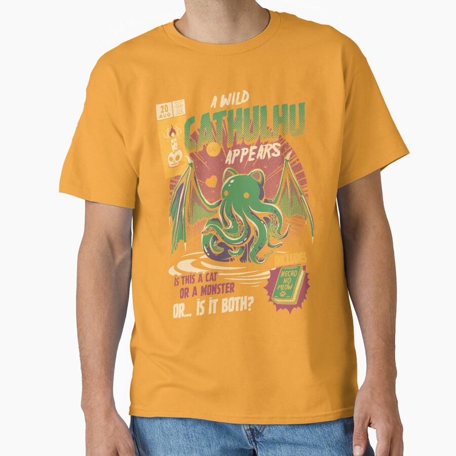 Cathulhu Classic T-Shirt - White Fox Boutique