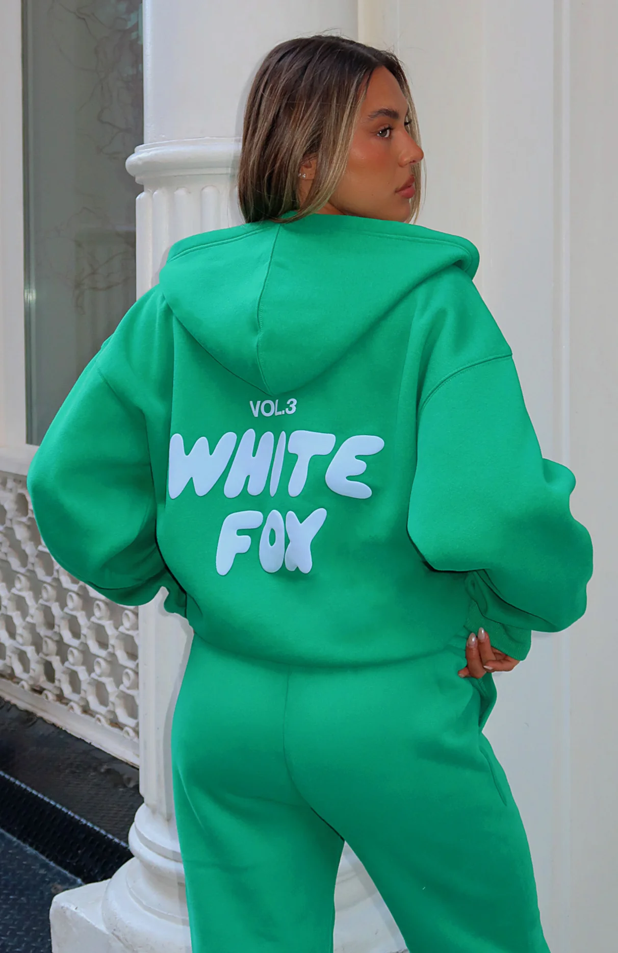 Offstage Zip Front Hoodie Amazon - White Fox Boutique