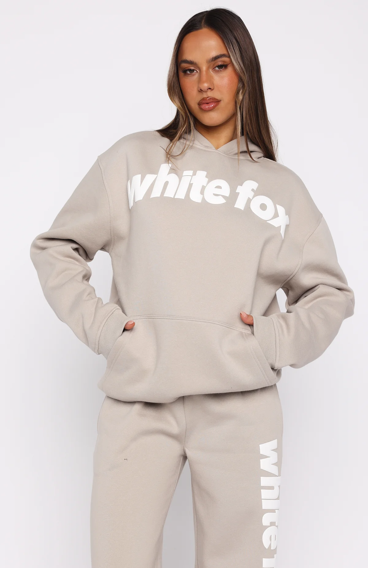 From The Archives Kenzie Oversized Hoodie Moon - White Fox Boutique