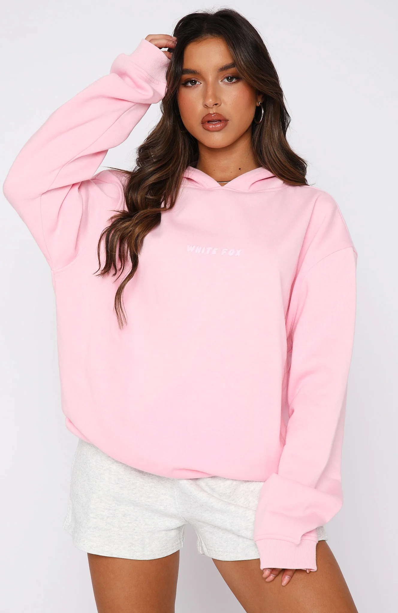 Leisure Series Oversized Hoodie Posy - White Fox Boutique