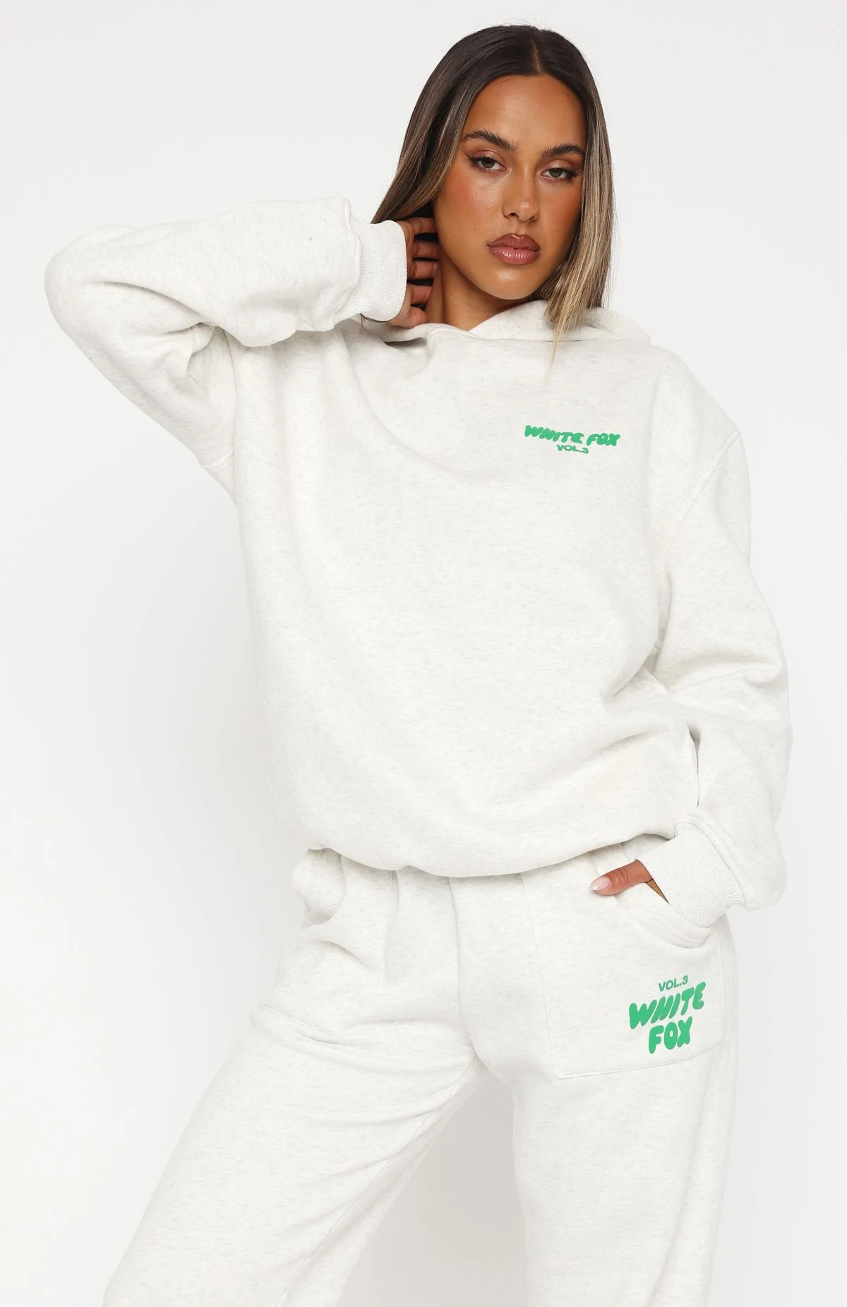 Offstage Hoodie Glacier Grey - White Fox Boutique