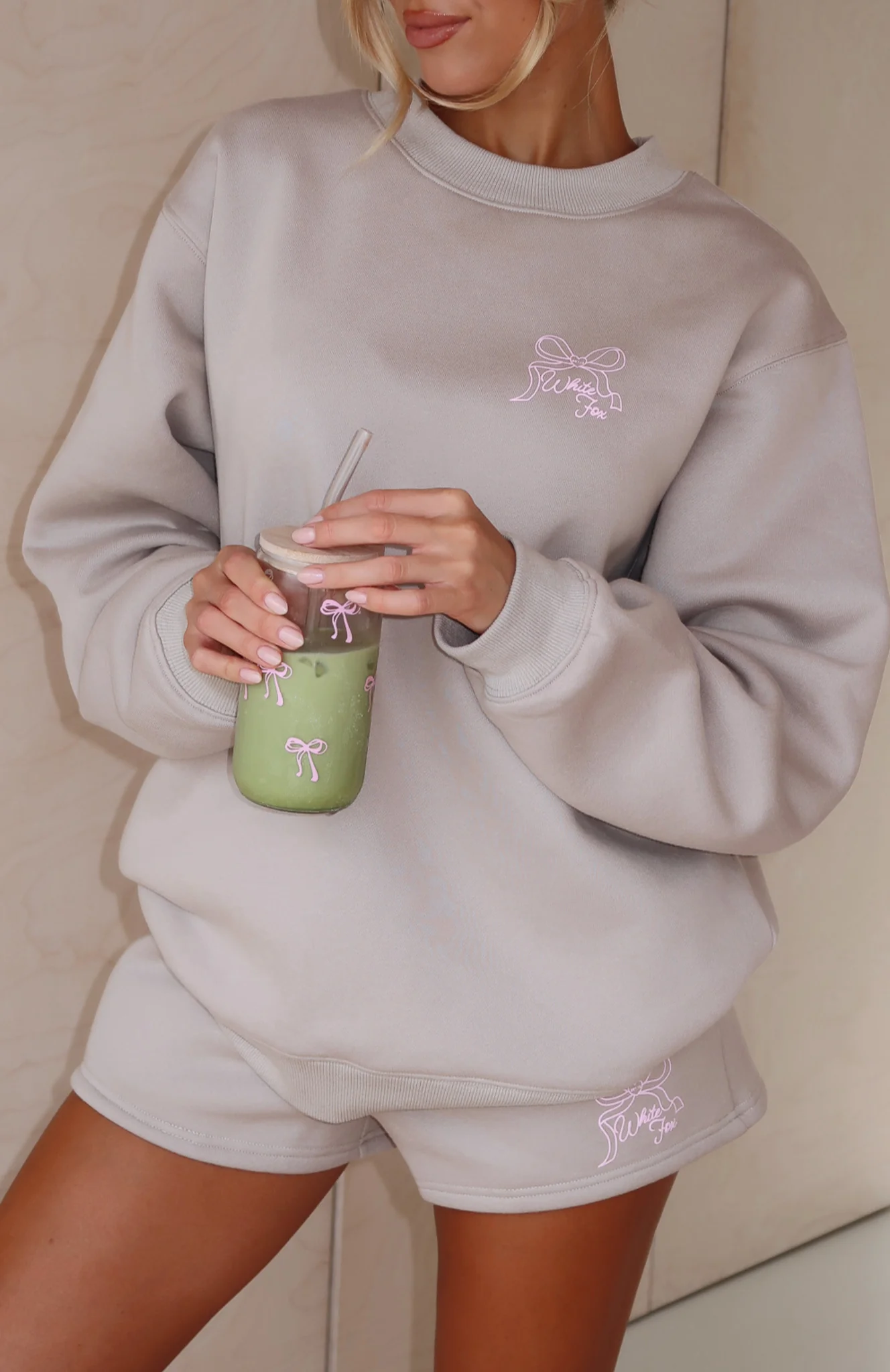 Love You Forever Oversized Sweater Moon - White Fox Boutique