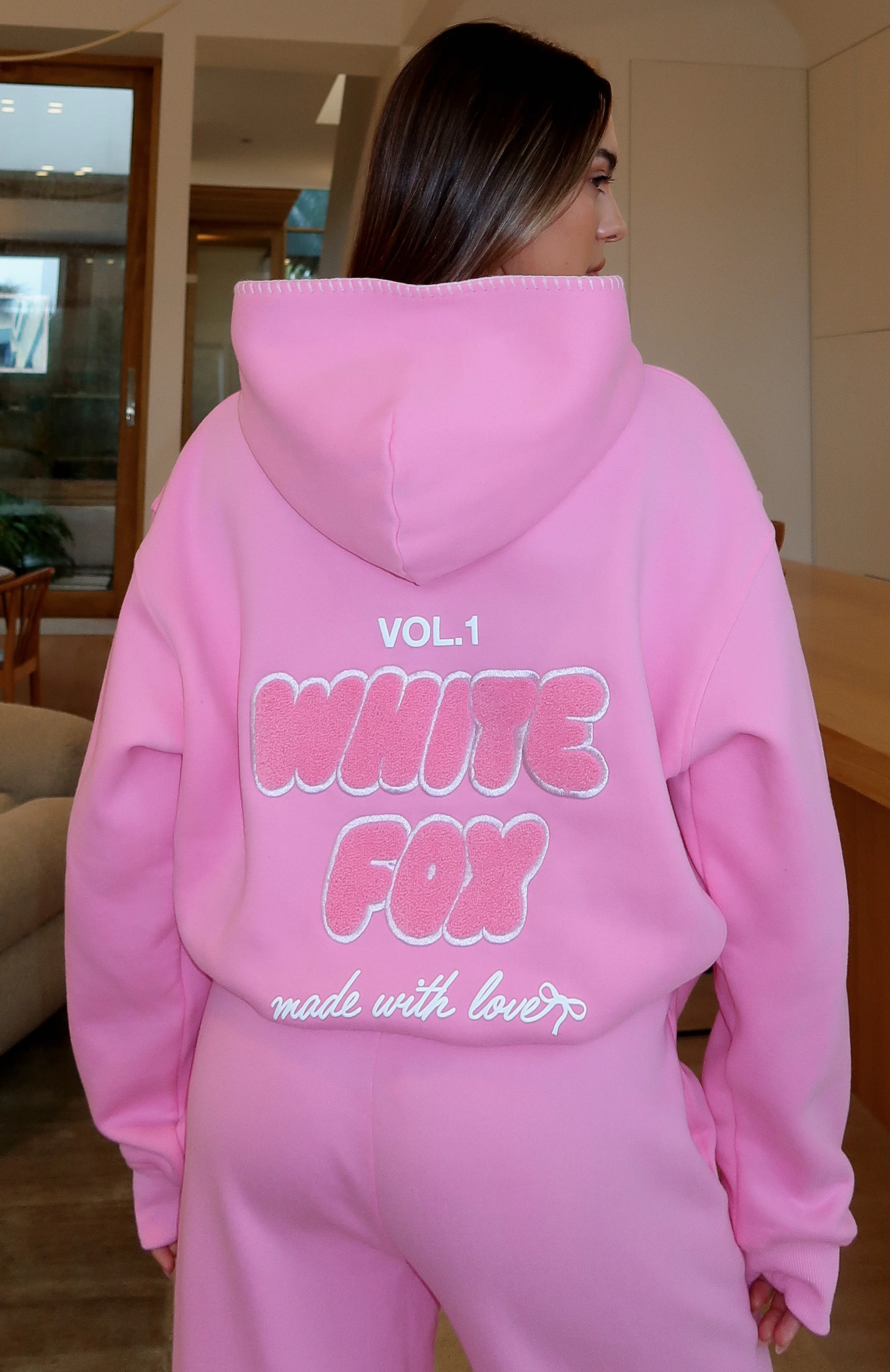 Vol. 1 Oversized Hoodie Bubblegum - White Fox Boutique