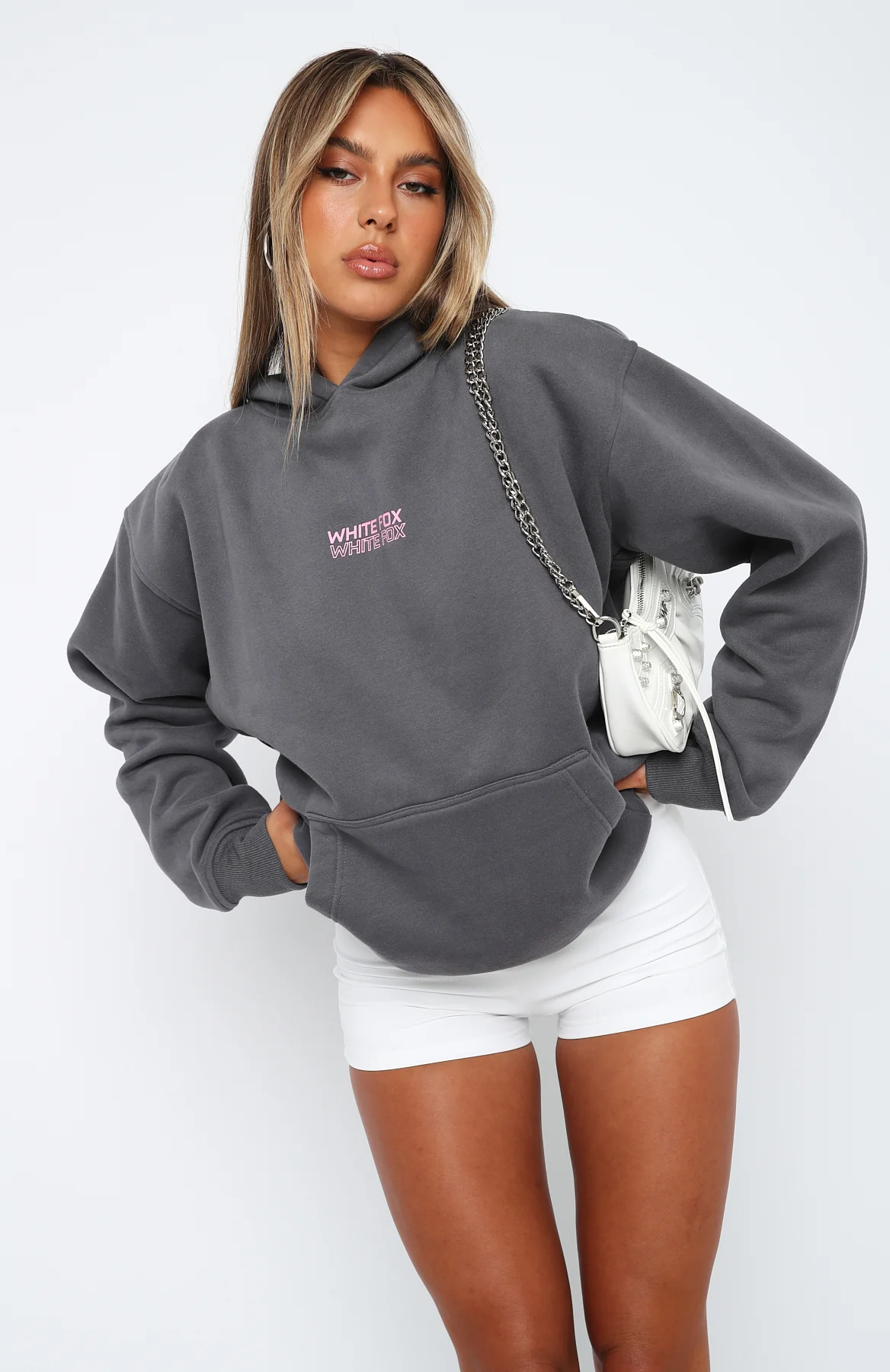 In Transit Oversized Hoodie Volcanic - White Fox Boutique