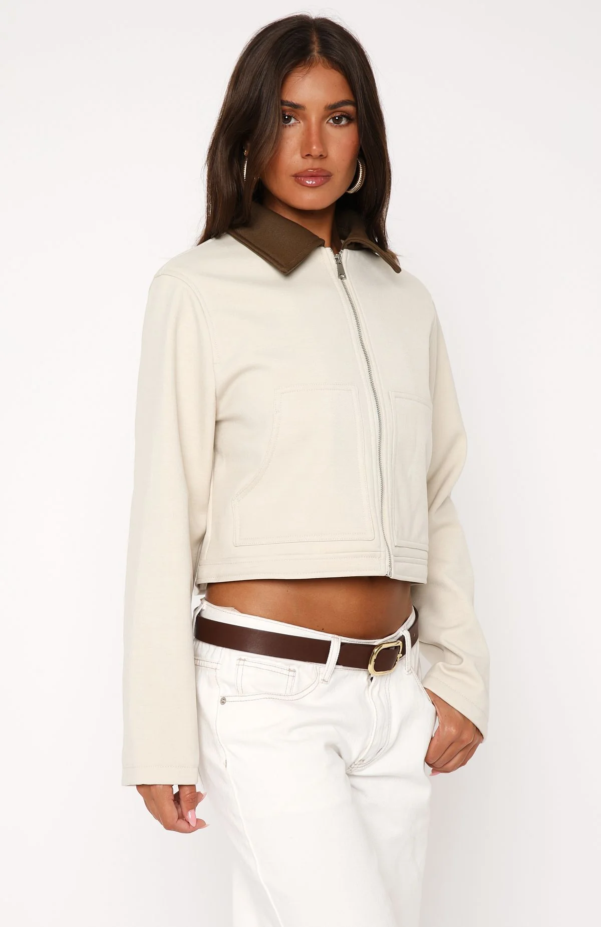 You Told Me Jacket Beige - White Fox Boutique