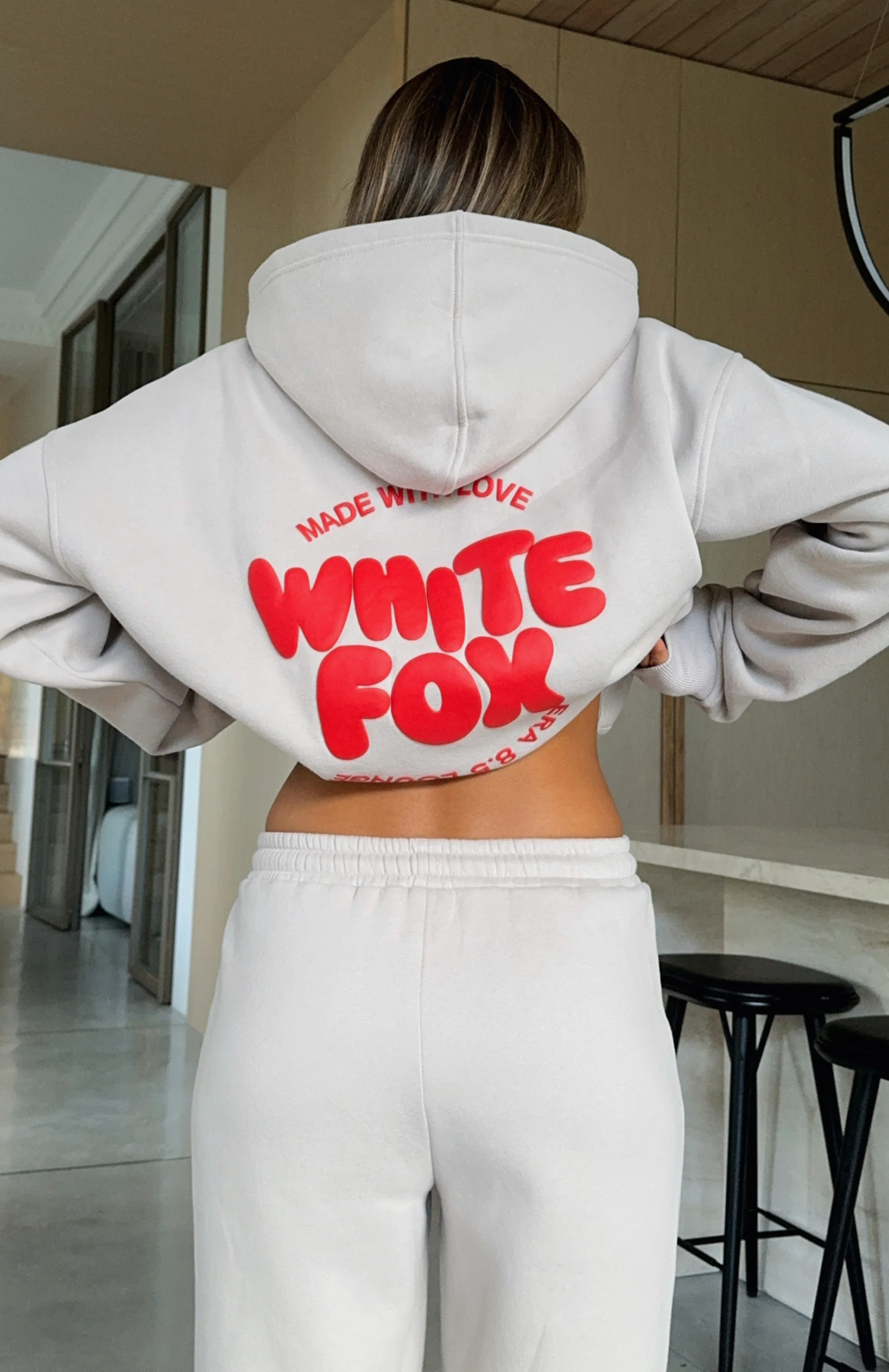 With Love For You Oversized Hoodie Moon - White Fox Boutique