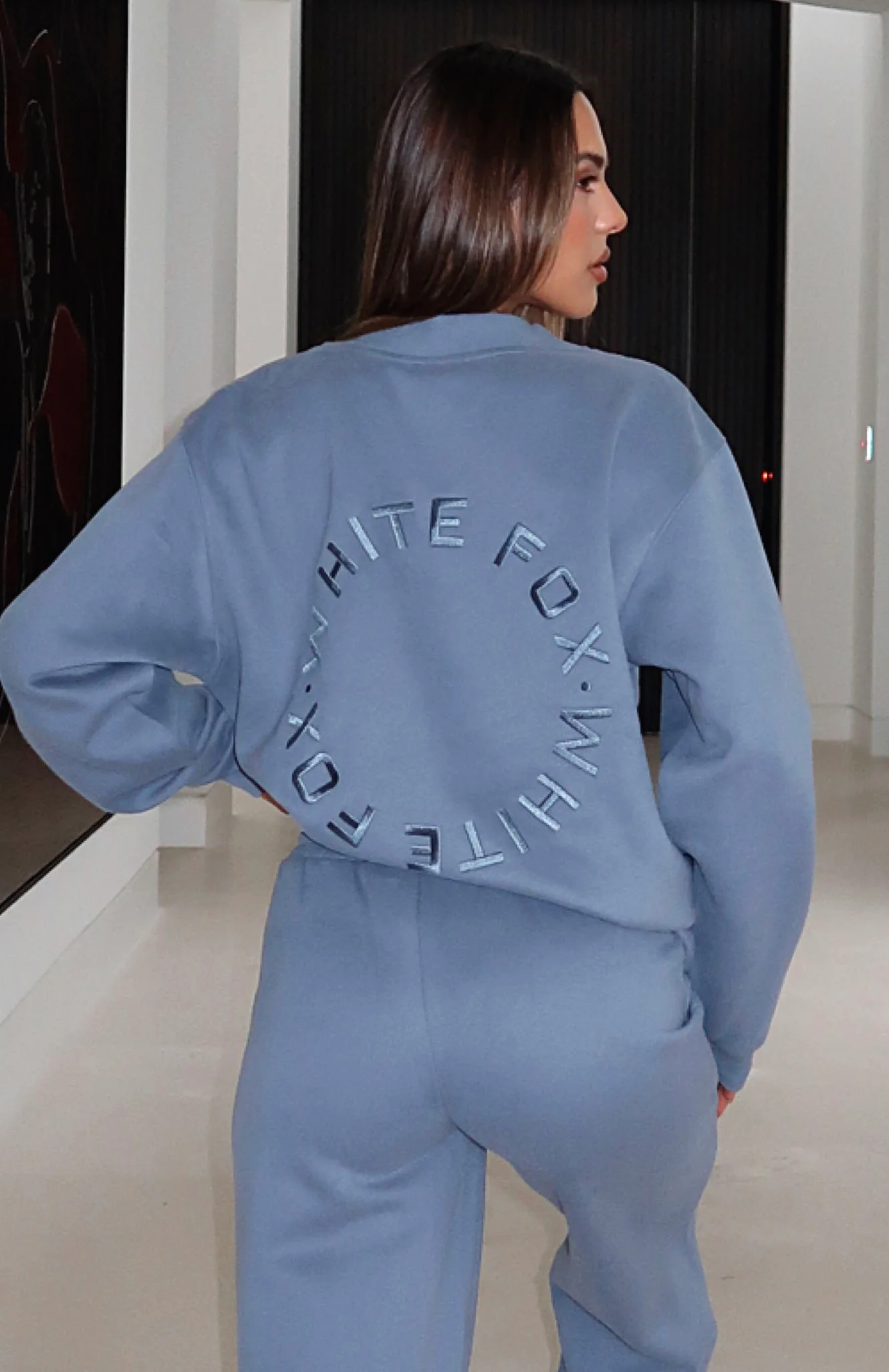 Stay Lifted Oversized Sweater Ocean - White Fox Boutique