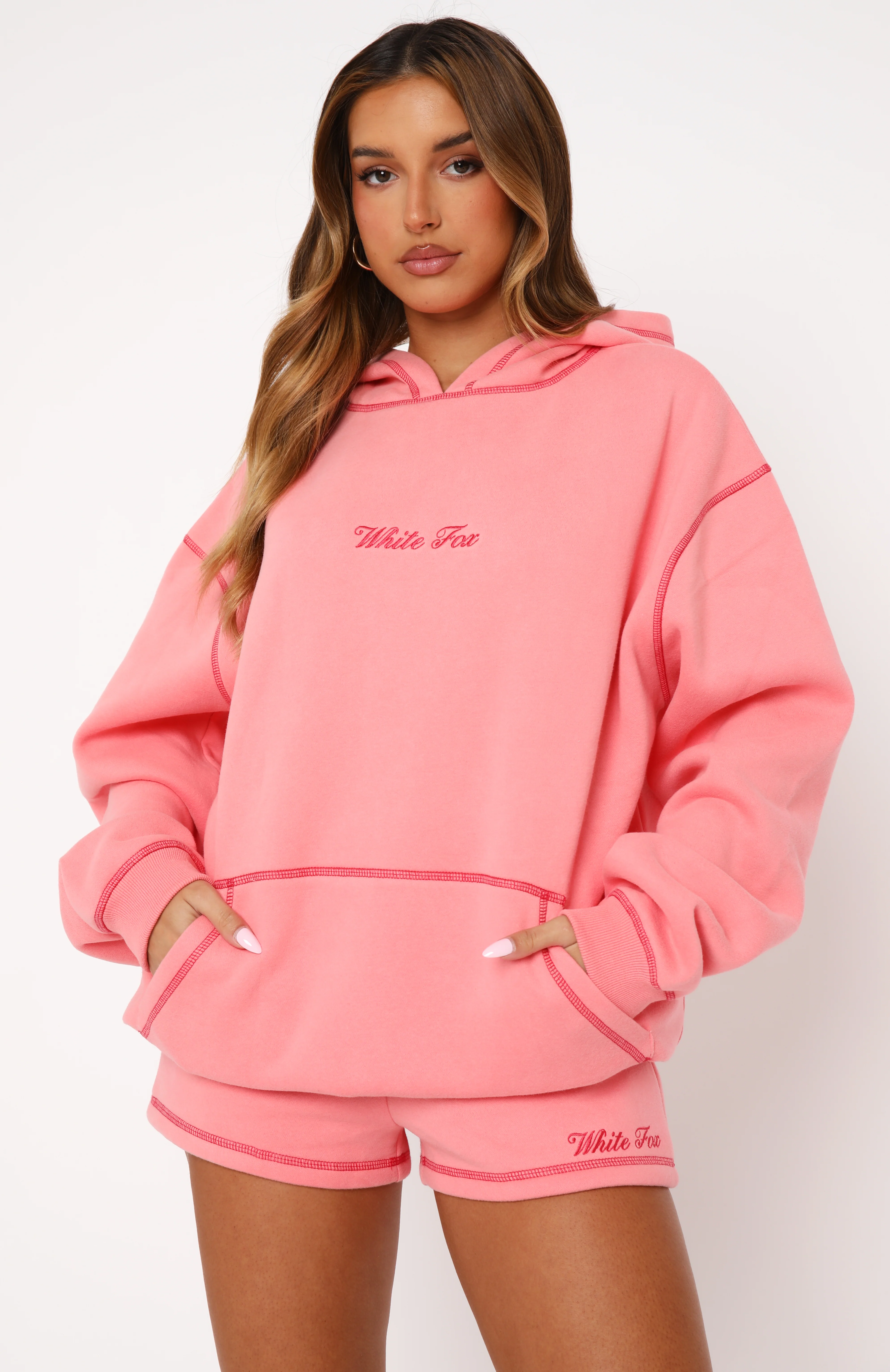Instant Attraction Oversized Hoodie Melon - White Fox Boutique