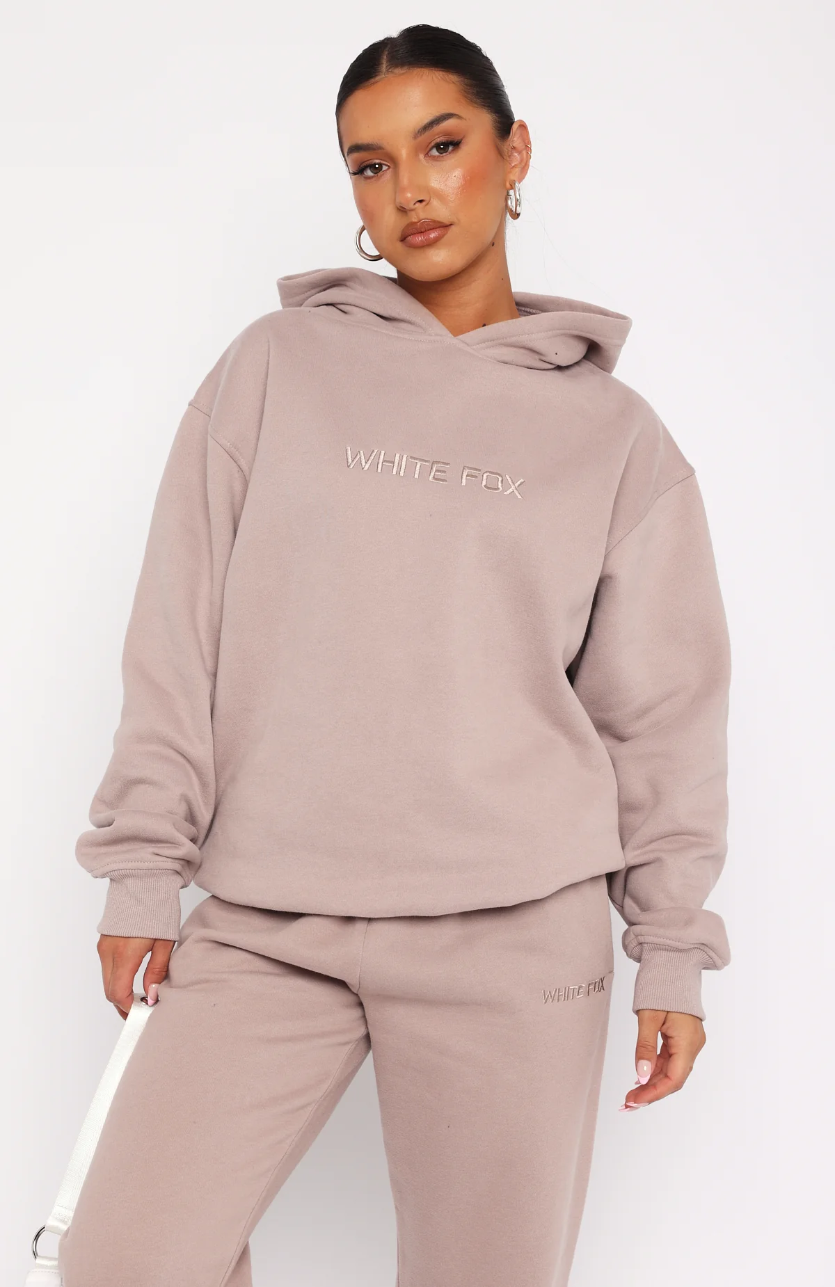 Stay Lifted Oversized Hoodie Cinnamon - White Fox Boutique