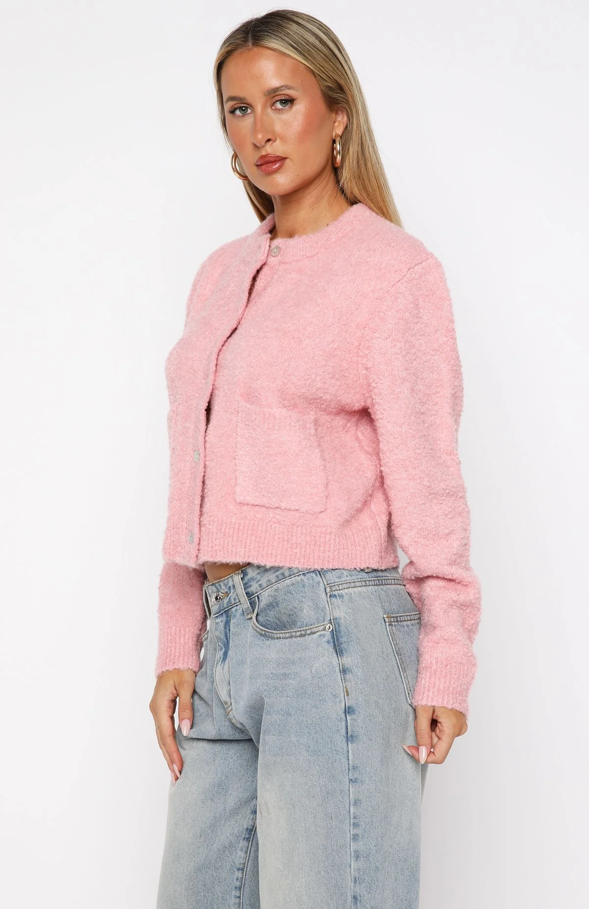 Layer Of Love Knit Cardigan Dusty Pink - White Fox Boutique