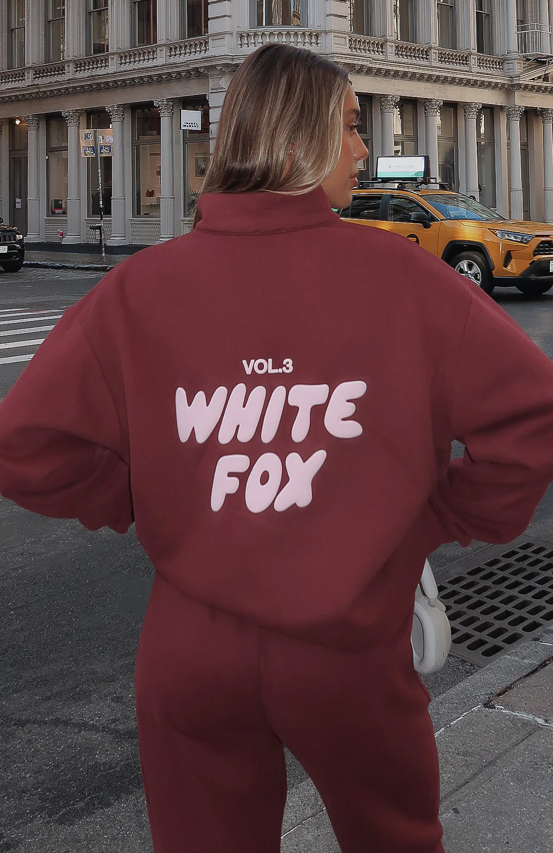 Offstage Zip Front Sweater Red Velvet - White Fox Boutique