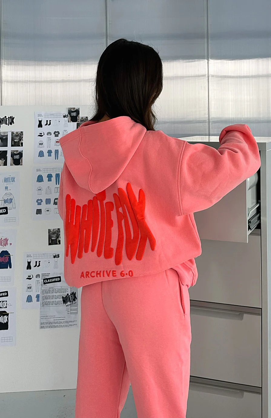 Archive 6.0 Oversized Hoodie Melon - White Fox Boutique
