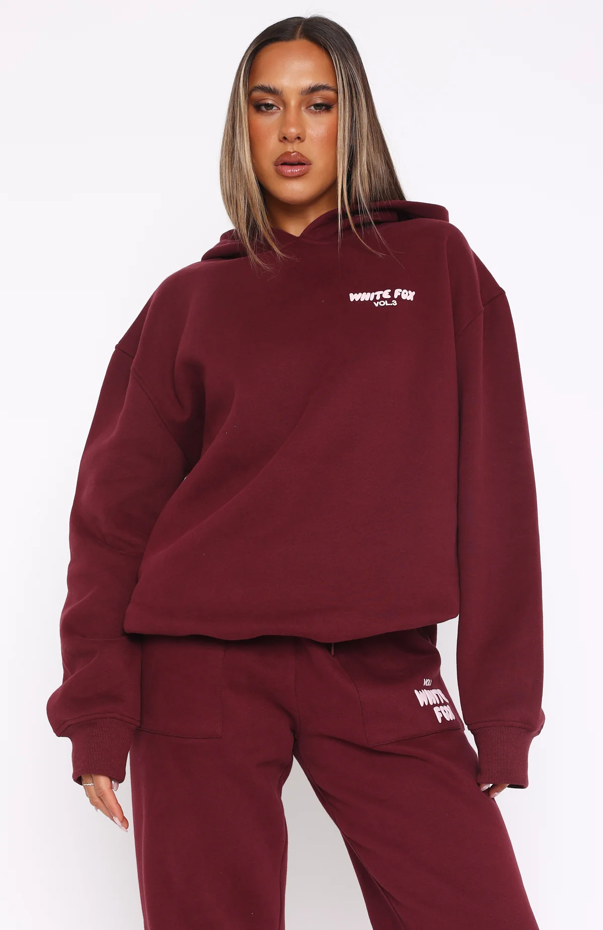 Offstage Hoodie Red Velvet - White Fox Boutique