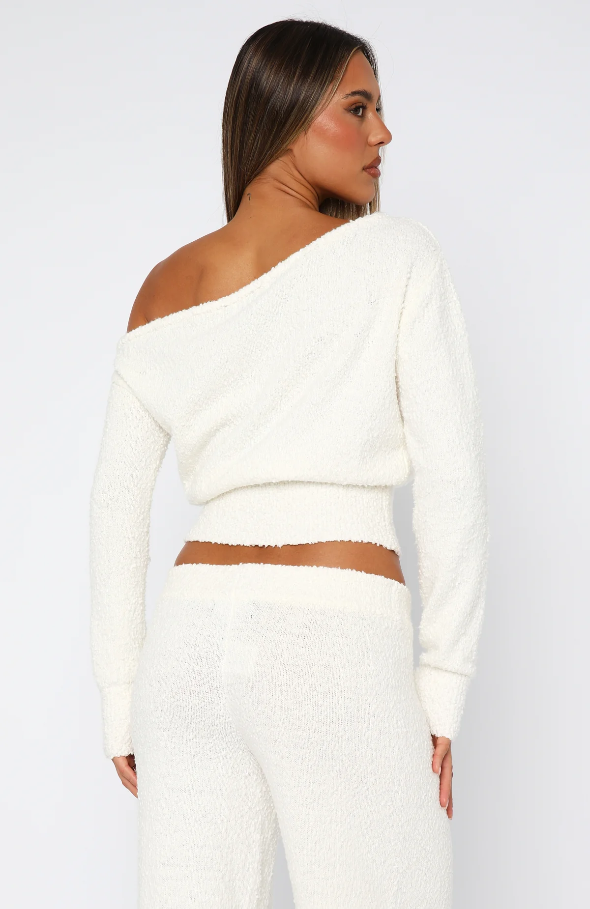 Please Be Mine Knit Sweater Off White - White Fox Boutique