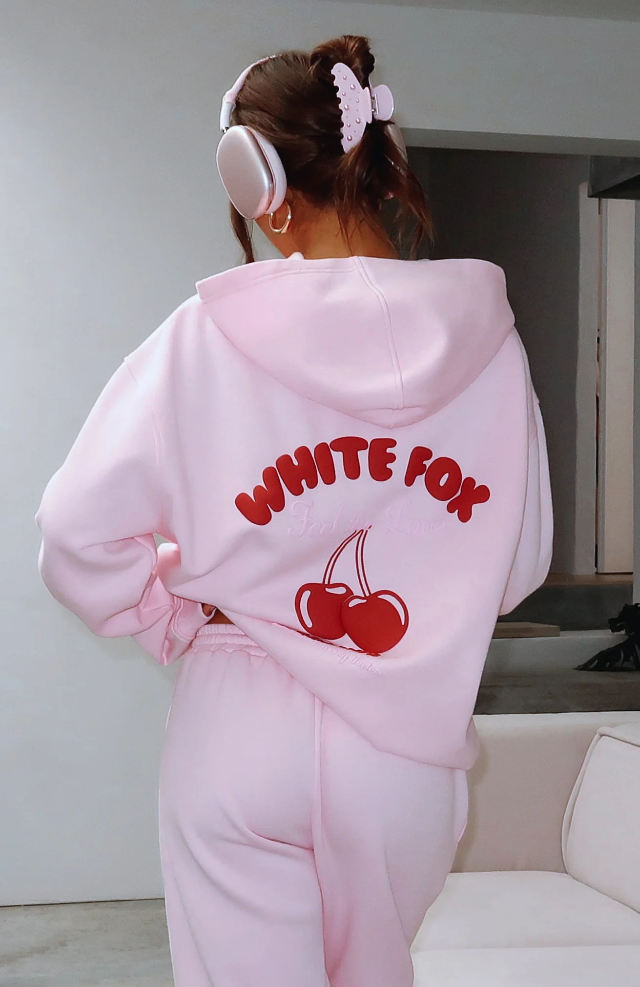 Love Me Tender Oversized Hoodie Pink - White Fox Boutique