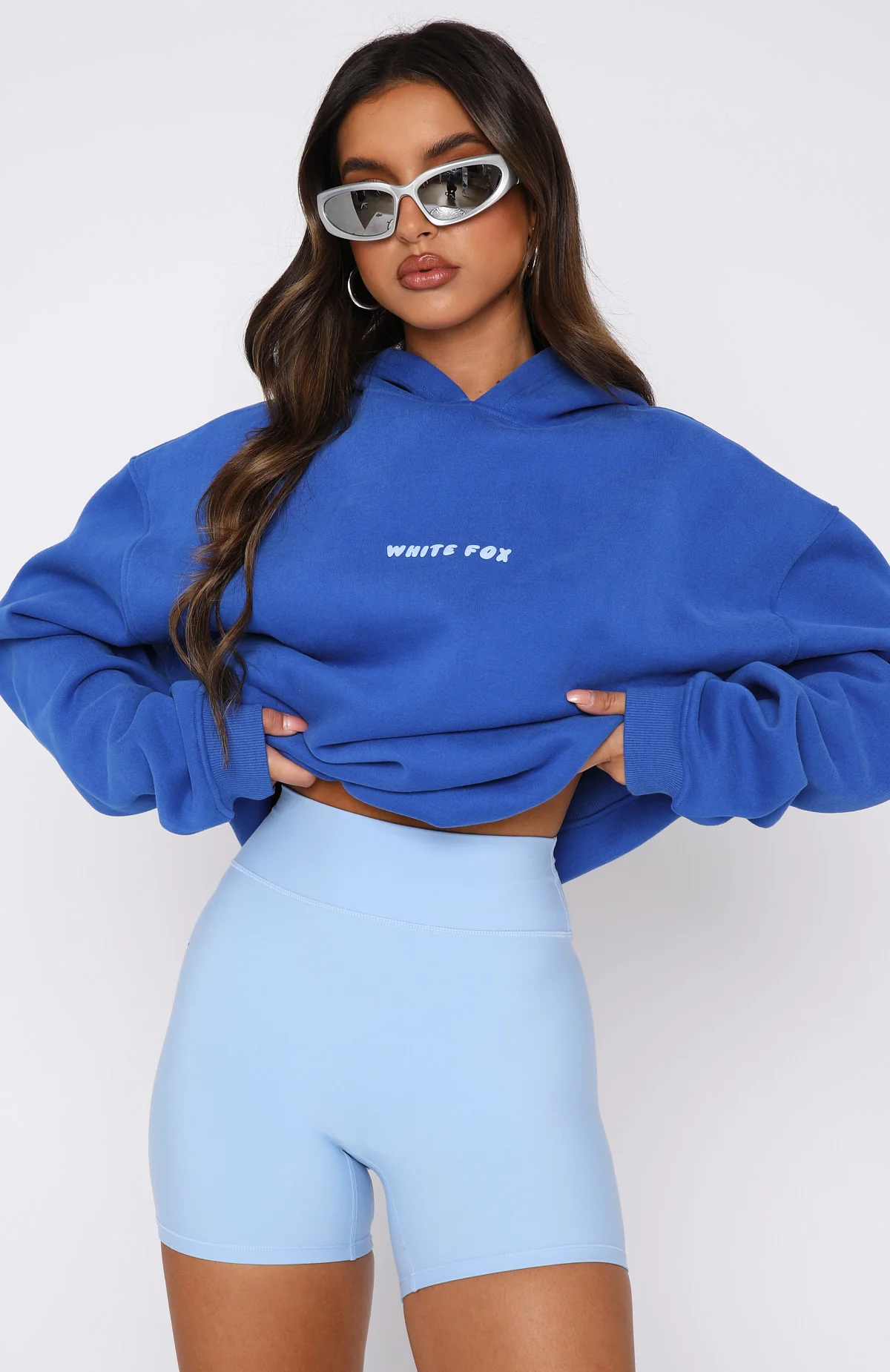Leisure Series Oversized Hoodie Cobalt - White Fox Boutique